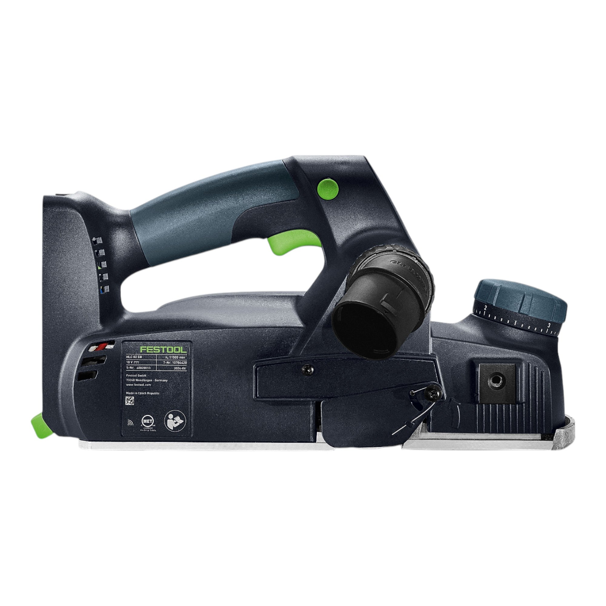 Festool HLC 82 EB Basic Akku Hobel 18 V 82 mm Brushless 1x Akku 8 0 Ah Ladegeraet Systainer 4 - toolbrothers