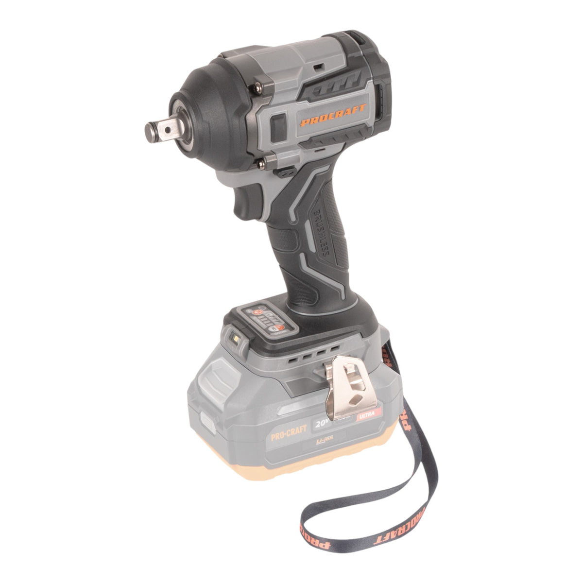Procraft Industrial IW550Abb Atornillador de impacto a batería 20 V 550 Nm 1/2" Solo - sin batería, sin cargador