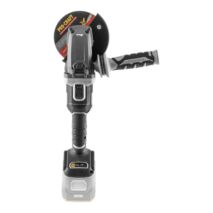 Procraft Industrial AG125Cbb Akku Flachkopf Winkelschleifer 20 V 125 mm Brushless Solo ohne Akku ohne Ladegeraet 4 - toolbrothers