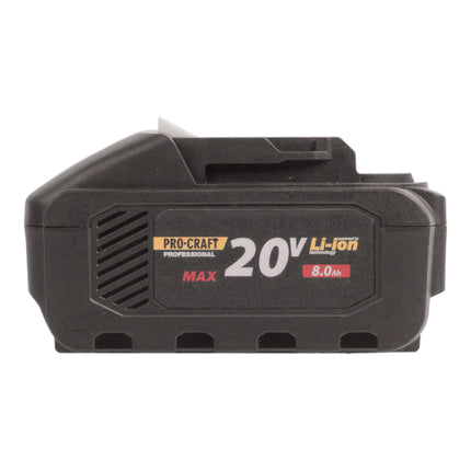 Procraft 20 8 Akku 20 V 8 0 Ah 8000 mAh Li ion mit Ladestandsanzeige 2 - toolbrothers