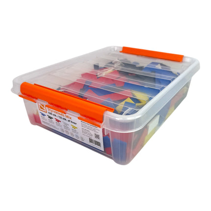 Knudsen Kilen Plastikbox mit Distanzkloetze Mix 1 5 mm Set Abstandklotz 520 Stueck 901000022  3 - toolbrothers