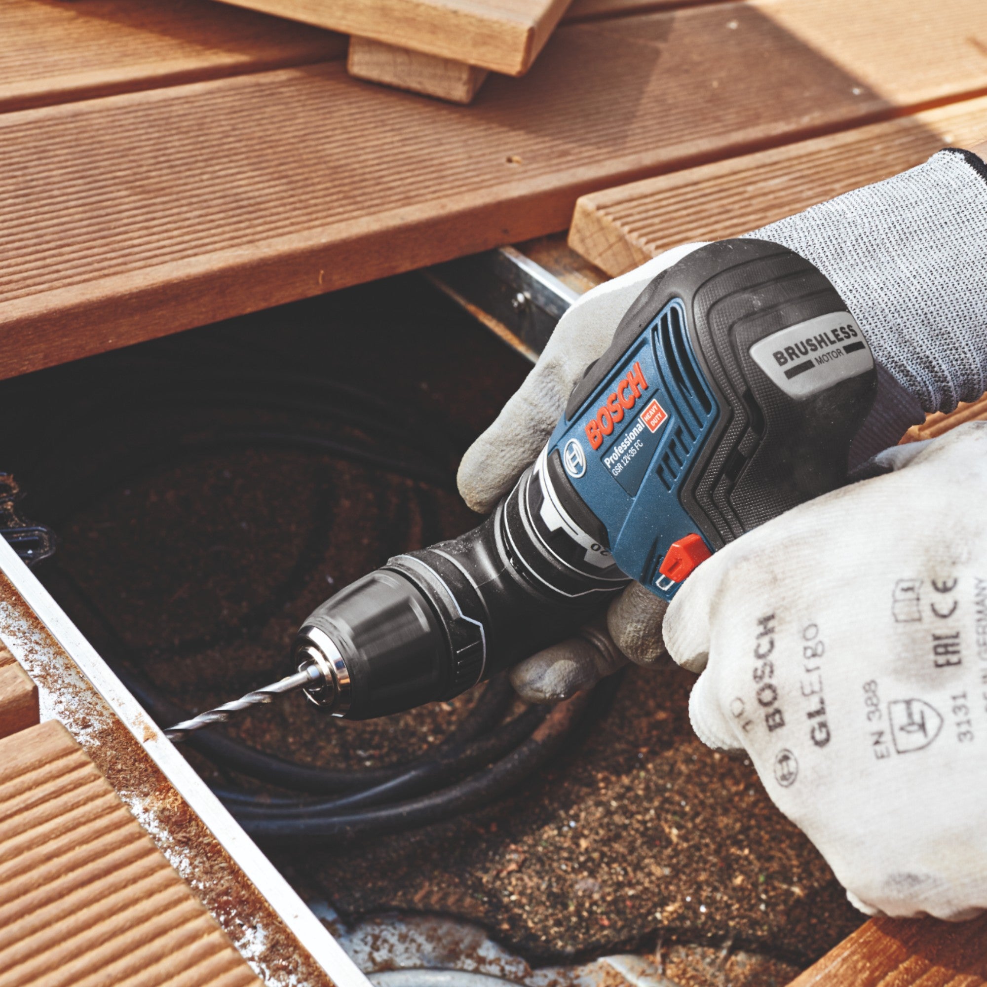 Bosch GSR 12V 35 FC Professional Akku Bohrschrauber 12 V 35 Nm Brushless 06019H3008 2x Akku 3 0 Ah Ladegeraet 5x Aufsatz L Boxx 3 - toolbrothers