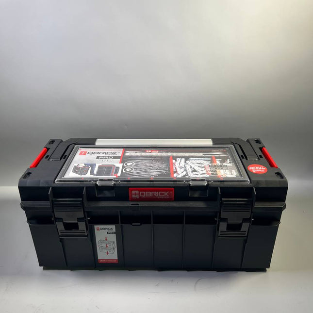 Qbrick System PRO 600 Expert Werkzeugkoffer modularer Organizer 545 x 270 x 246 mm 22 l stapelbar IP54 Beschaedigt 0 - toolbrothers