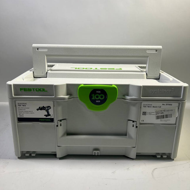 Festool TDC 18 4 I Basic Akku Bohrschrauber 18 V 75 Nm 575601 Brushless Systainer Leicht Gebraucht 1 - toolbrothers