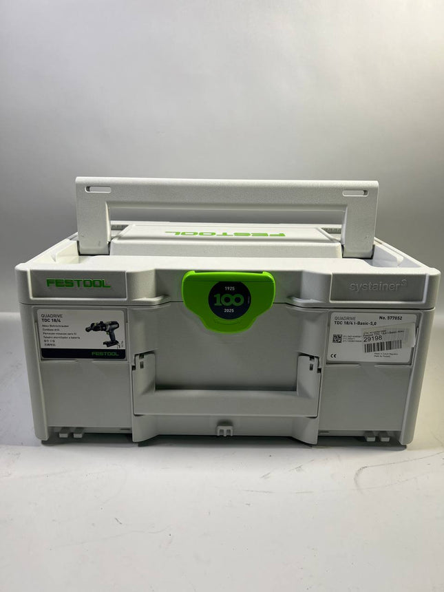 Festool TDC 18 4 I Basic Akku Bohrschrauber 18 V 75 Nm 575601 Brushless Systainer Leicht Gebraucht 1 - toolbrothers