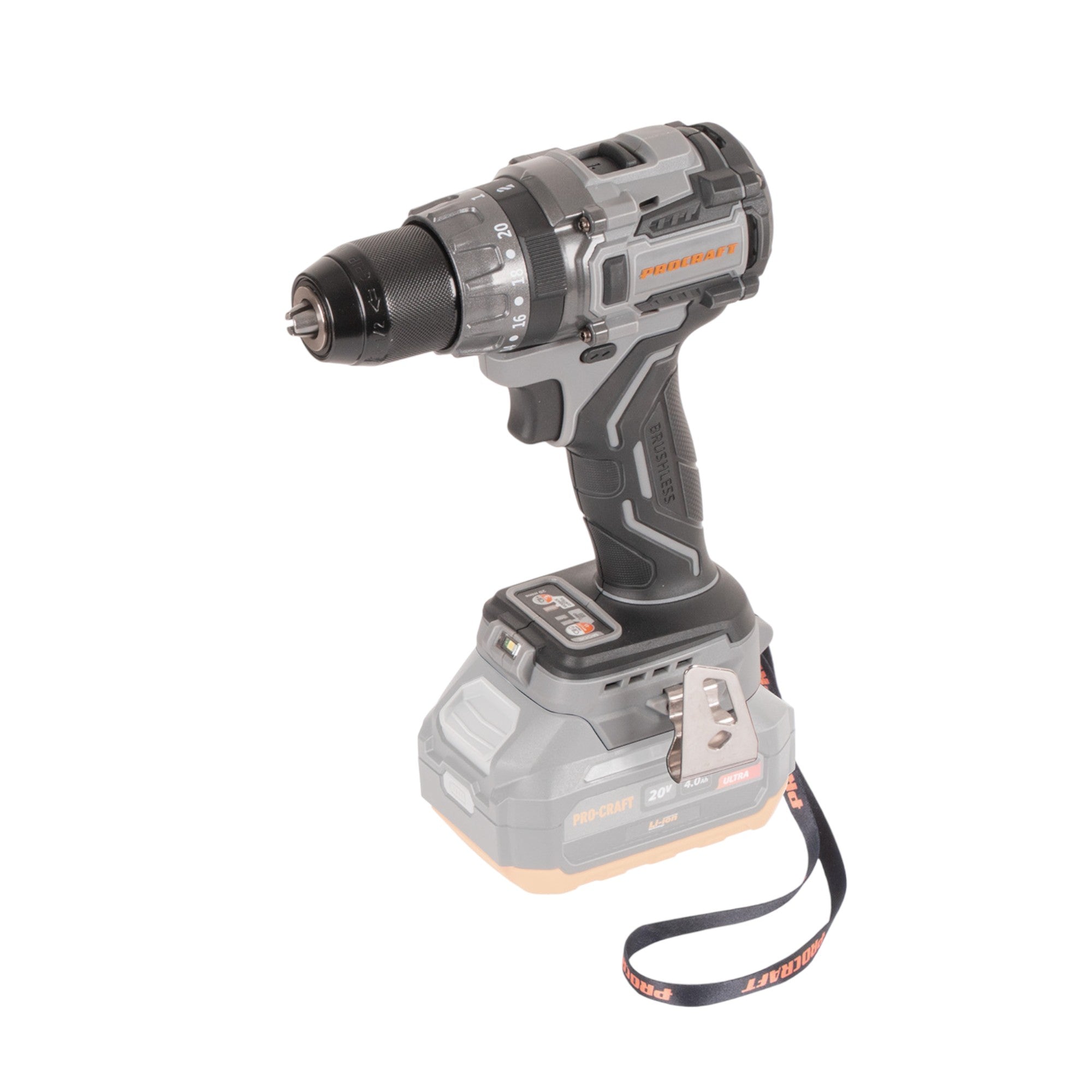 Procraft Industrial CD20Abb Akku Schlagbohrschrauber 20 V 85 Nm 2x Akku 4 0 Ah Ladegeraet RHINO Toolcase 1 - toolbrothers