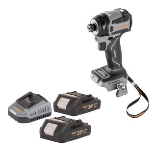 Procraft Industrial ID20Abb Akku Schlagschrauber 20 V 180 Nm 1 4 2x Akku 2 0 Ah Ladegeraet 0 - toolbrothers