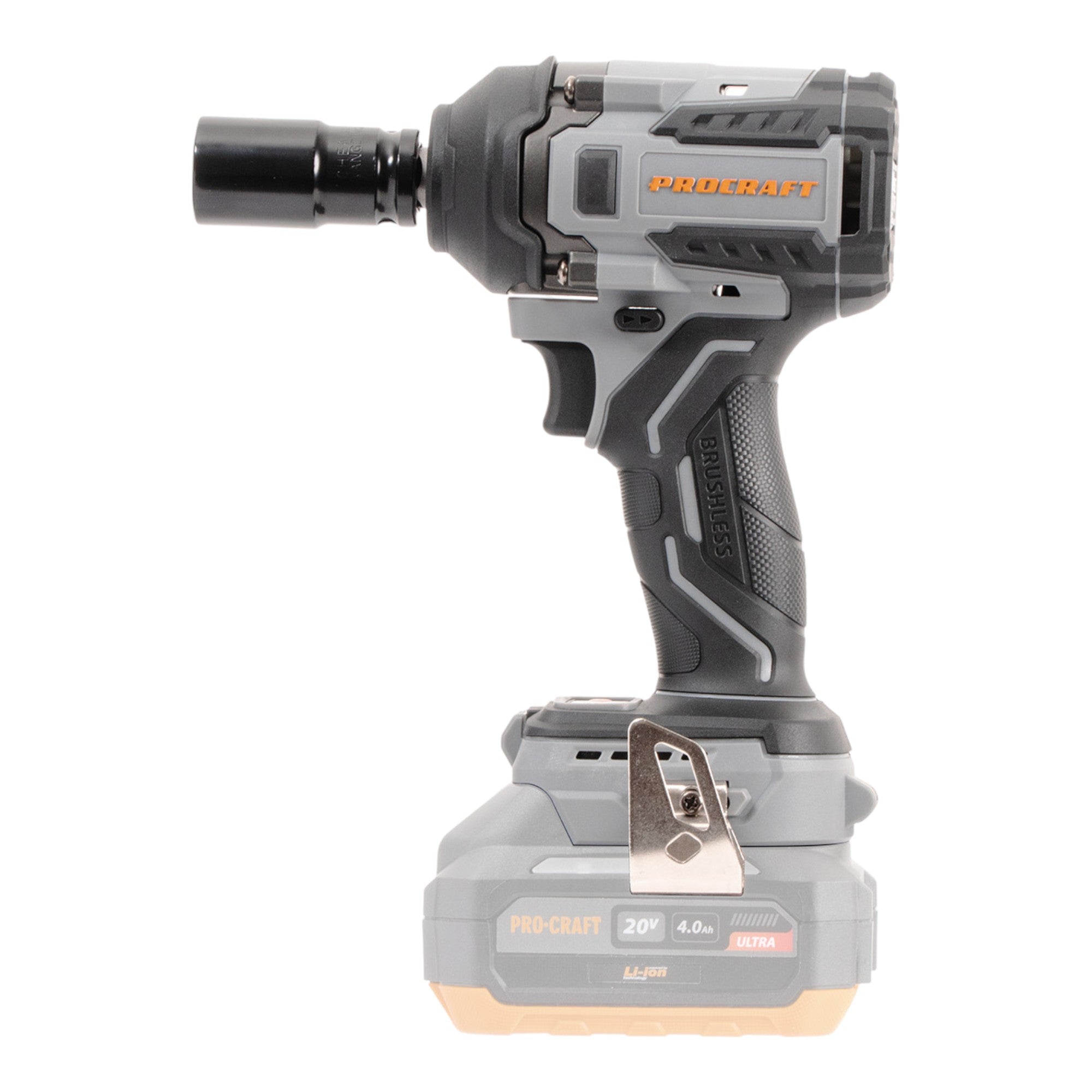 Procraft Industrial IW550Abb Akku Schlagschrauber 20 V 550 Nm 1 2 1x Akku 4 0 Ah ohne Ladegeraet 2 - toolbrothers