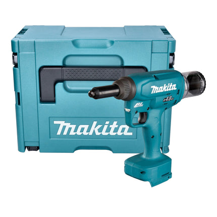 Makita DRV 150 ZJ Akku Blindnietsetzgeraet 18 V 10 kN 2 4 4 8 mm Brushless Makpac ohne Akku ohne Ladegeraet 0 - toolbrothers