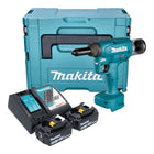 Makita DRV 150 RFJ Akku Blindnietsetzgeraet 18 V 10 kN 2 4 4 8 mm Brushless 2x Akku 3 0 Ah Ladegeraet Makpac 0 - toolbrothers