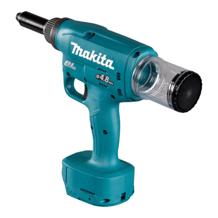Makita DRV 150 RTJ Akku Blindnietsetzgeraet 18 V 10 kN 2 4 4 8 mm Brushless 2x Akku 5 0 Ah Ladegeraet Makpac 4 - toolbrothers