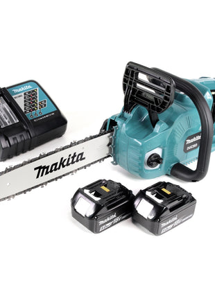 Makita DUC 353 RT2 Akku Kettensäge 36V ( 2x18V ) Brushless 35 cm + 2x 5,0 Ah Akku + Ladegerät - Toolbrothers