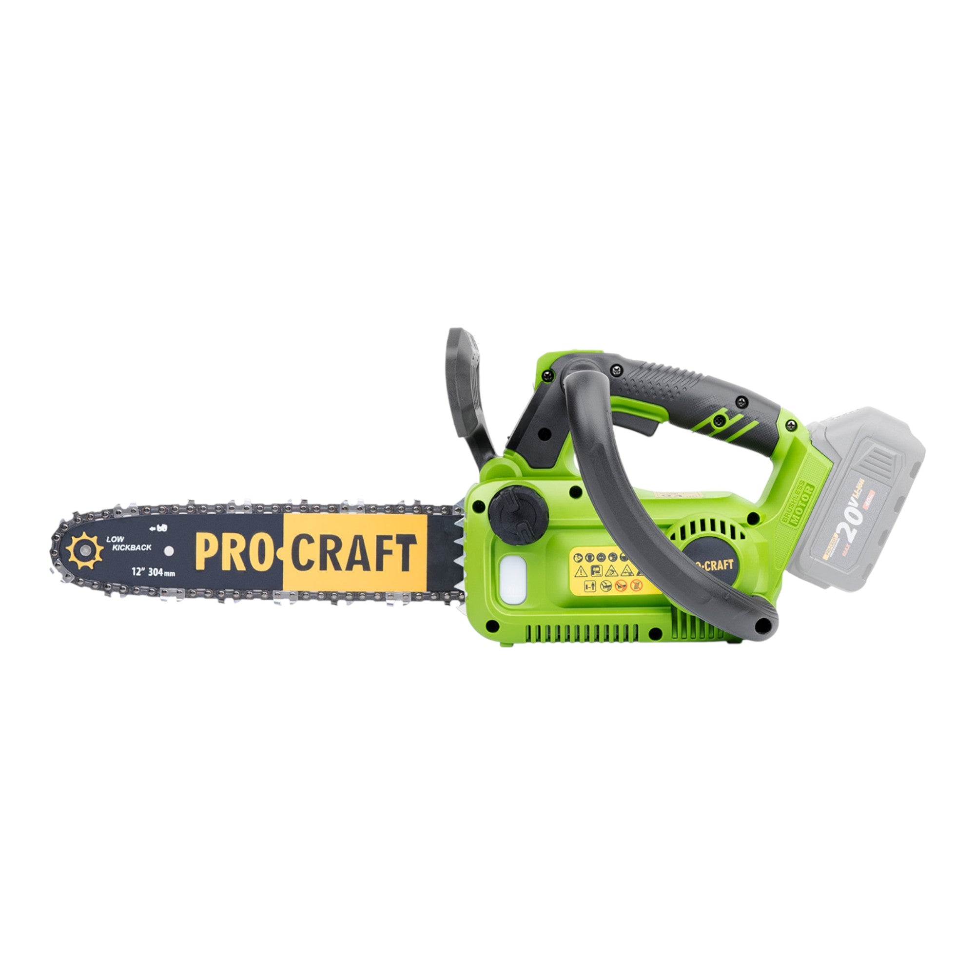 Procraft PKA42Libb Akku Kettensaege 20 V 304 mm Brushless 2x Akku 4 0 Ah Ladegeraet 1 - toolbrothers