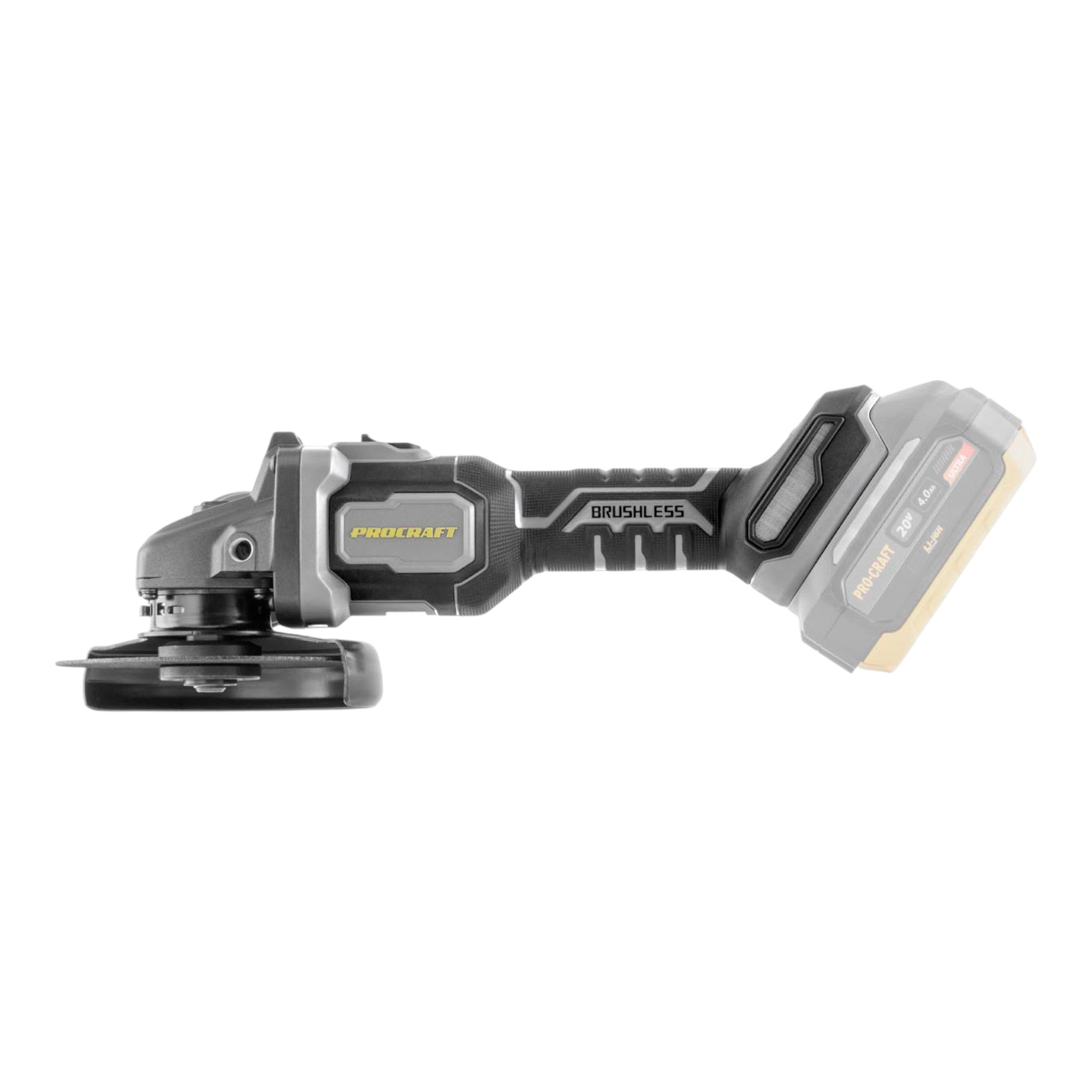 Procraft Industrial AG125Bbb Akku Winkelschleifer 20 V 125 mm Brushless 1x Akku 2 0 Ah Ladegeraet RHINO Toolcase 2 - toolbrothers