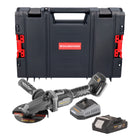 Procraft Industrial AG125Cbb Akku Flachkopf Winkelschleifer 20 V 125 mm Brushless 1x Akku 2 0 Ah Ladegeraet RHINO Toolcase 0 - toolbrothers
