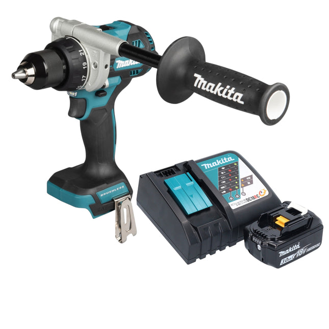 Makita DDF 492 RF1 Akku Bohrschrauber 18 V 141 Nm Brushless 1x Akku 3 0 Ah Ladegeraet 0 - toolbrothers