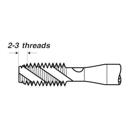 V LKEL GR NRING Maschinengewindebohrer Satz 7 tlg M3 M12 HSS E DIN 371 376 47863 Sackloch ohne Spiralbohrer 3 - toolbrothers