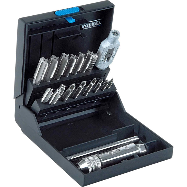 V LKEL P K 21 Handgewindebohrer Satz Knarre 23 tlg M3 M12 DIN 352 47005  0 - toolbrothers