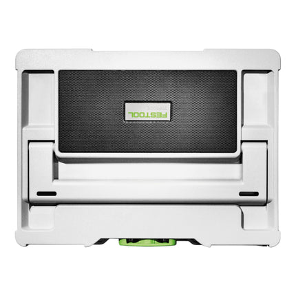 Festool TOPROCK SYS3 BT20 M 137 USB C Bluetooth Lautsprecher 11 V 20 W 578563 im Systainer mit integriertem Akku 3 - toolbrothers