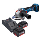Bosch GWS 18V 11 Professional Akku Winkelschleifer 18 V 125 mm 2x Akku 5 0 Ah Ladegeraet 0 - toolbrothers