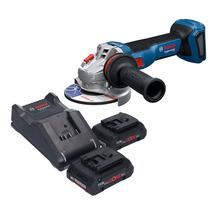 Bosch GWS 18V 11 Professional Akku Winkelschleifer 18 V 125 mm 2x ProCORE Akku 4 0 Ah Ladegeraet 0 - toolbrothers