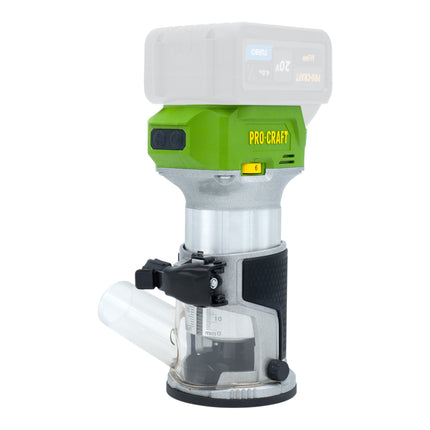 Procraft POB24bb Akku Multifunktionsfraese 20 V 6 8 mm Brushless Solo ohne Akku ohne Ladegeraet 0 - toolbrothers