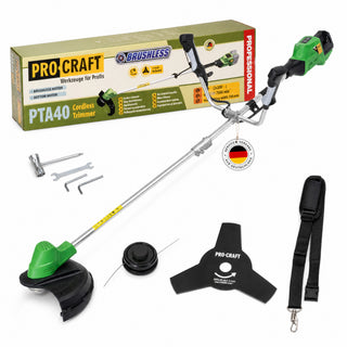 Procraft PTA40 Akku Freischneider 40 V 2x 20 V 300 mm Brushless Solo ohne Akku ohne Ladegeraet 0 - toolbrothers