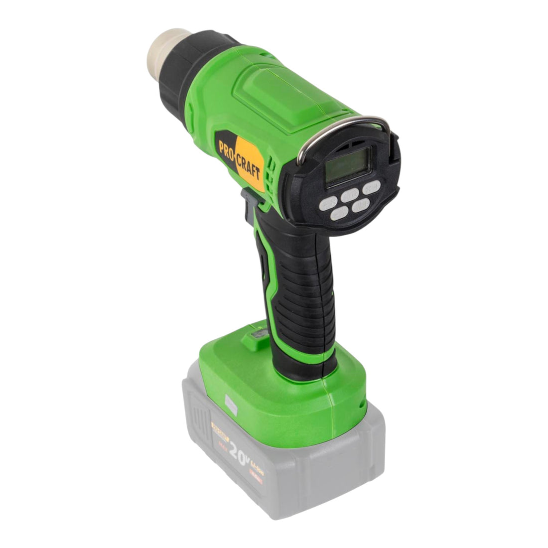 Pistola de aire caliente con batería Procraft PH24bb 20 V 50-550 °C Solo: sin batería, sin cargador