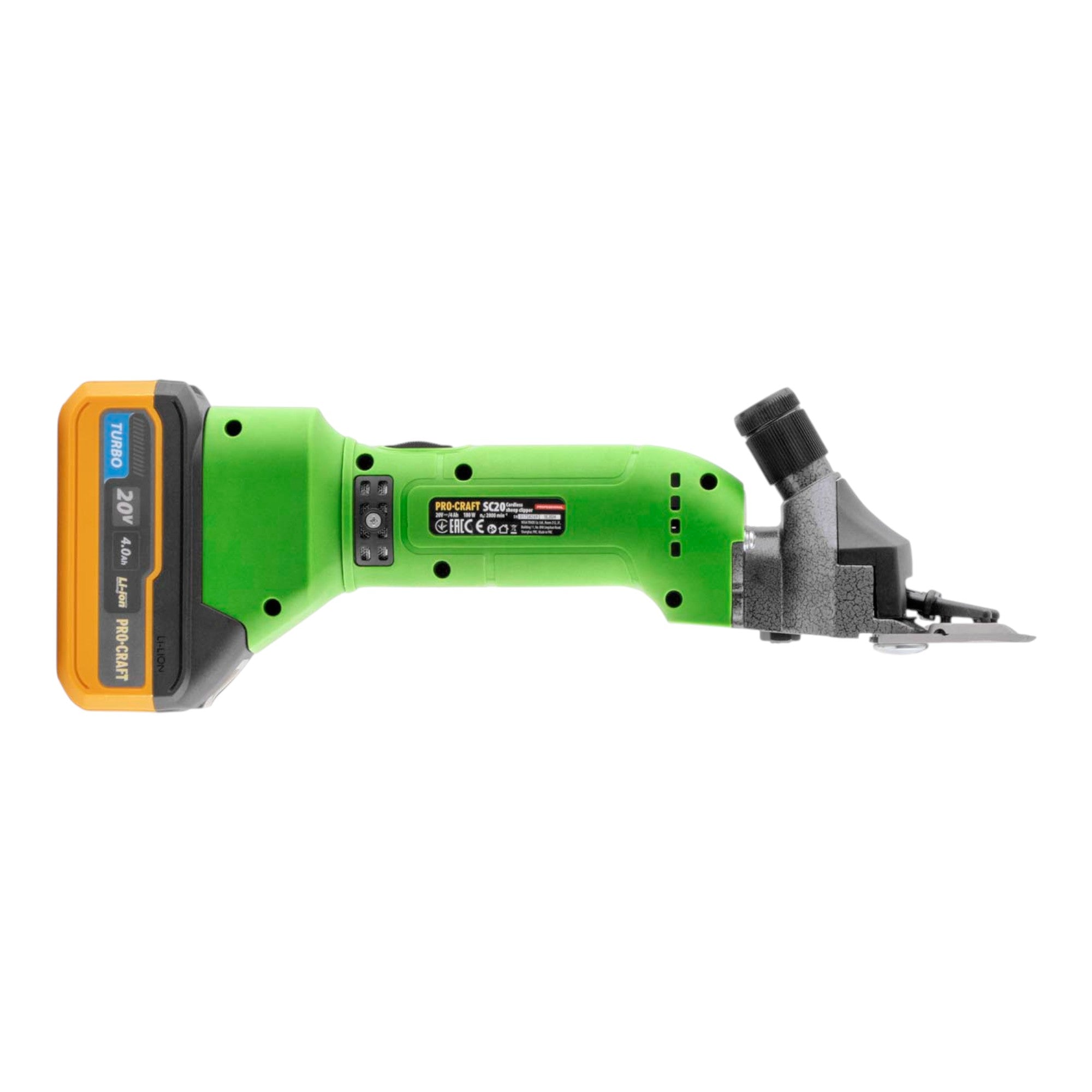 Procraft SC20 Akku Schafschermaschine 20 V 76 mm 1x Akku 4 0 Ah Ladegeraet Koffer 4 - toolbrothers