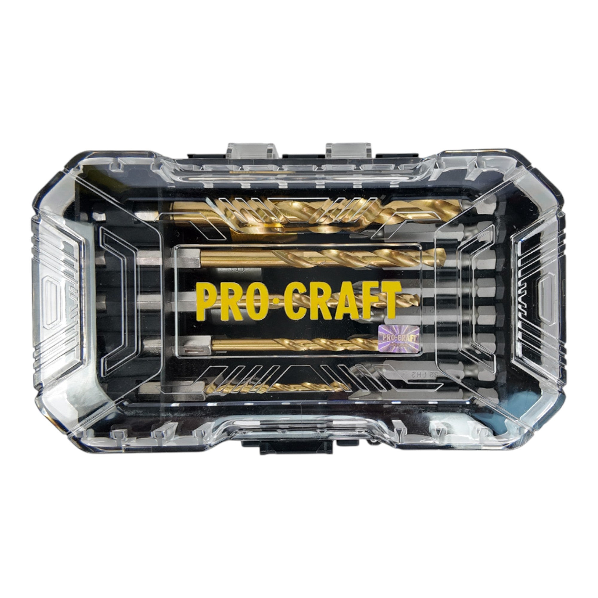 Procraft DBS 18 Bit und Bohrer Set 18 teilig S2 Stahl Phillips Pozidriv Torx 2 - toolbrothers