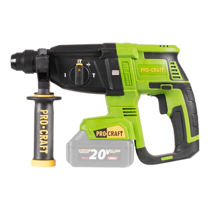 Procraft PHA40bb Akku Bohrhammer 20 V 2 6 J SDS plus Brushless 1x Akku 4 0 Ah ohne Ladegeraet 2 - toolbrothers