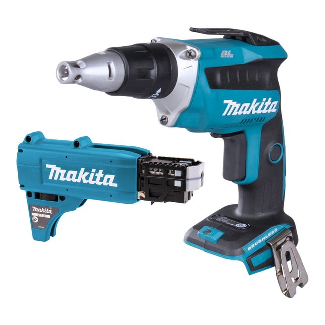 Makita DFS 452 Z Akku Trockenbauschrauber 18 V Brushless Magazinschrauben Vorsatz ohne Akku ohne Ladegeraet 0 - toolbrothers