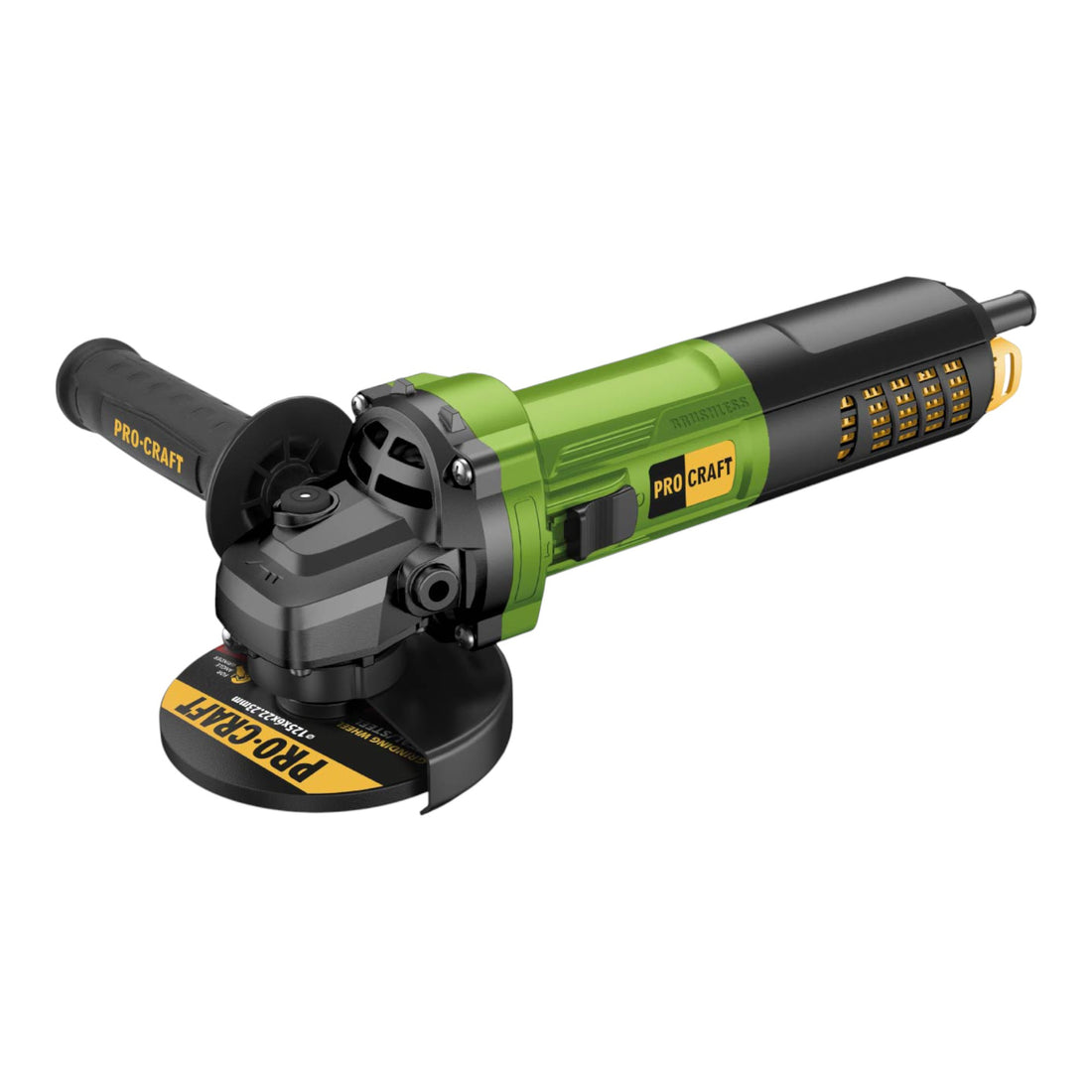 Amoladora angular Procraft PW2450 1300 vatios 125 mm sin escobillas