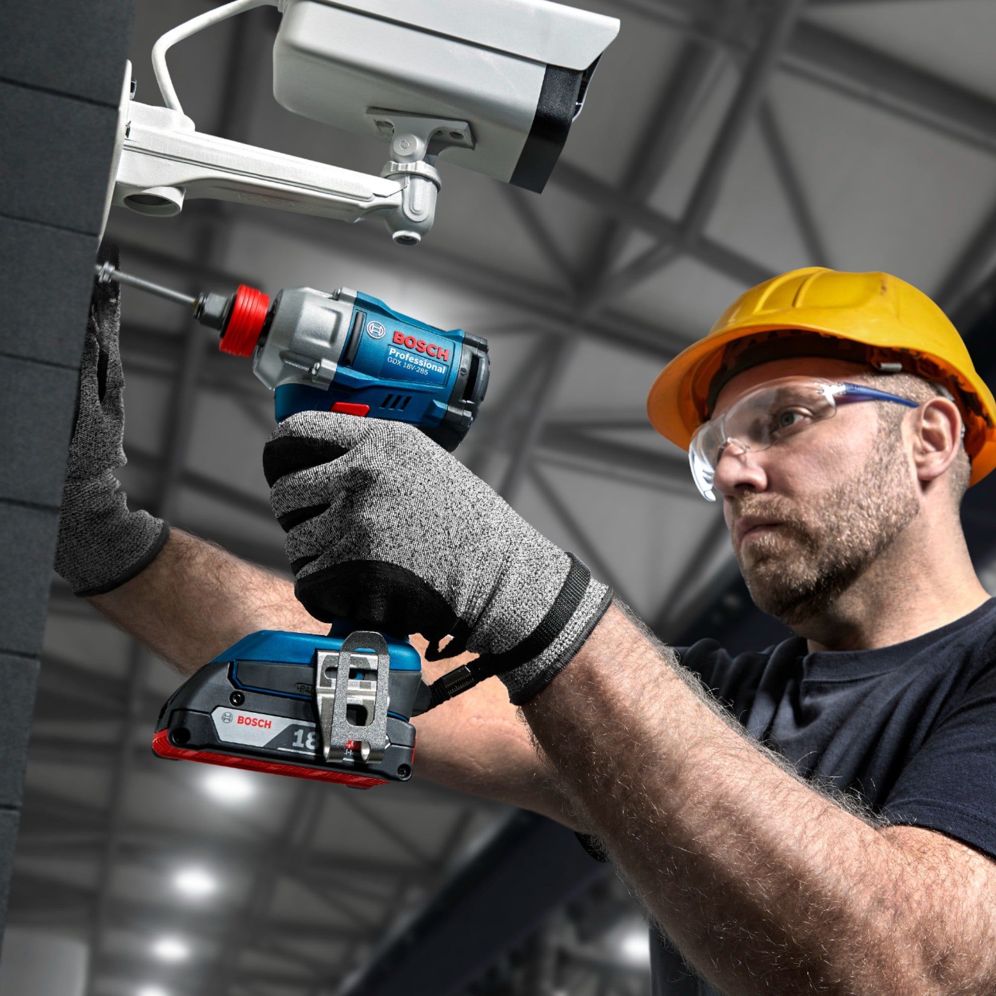 Bosch GDX 18V 285 Professional Akku Drehschlagschrauber 18 V 285 Nm 1 4 Brushless 1x Akku 5 0 Ah ohne Ladegeraet 4 - toolbrothers