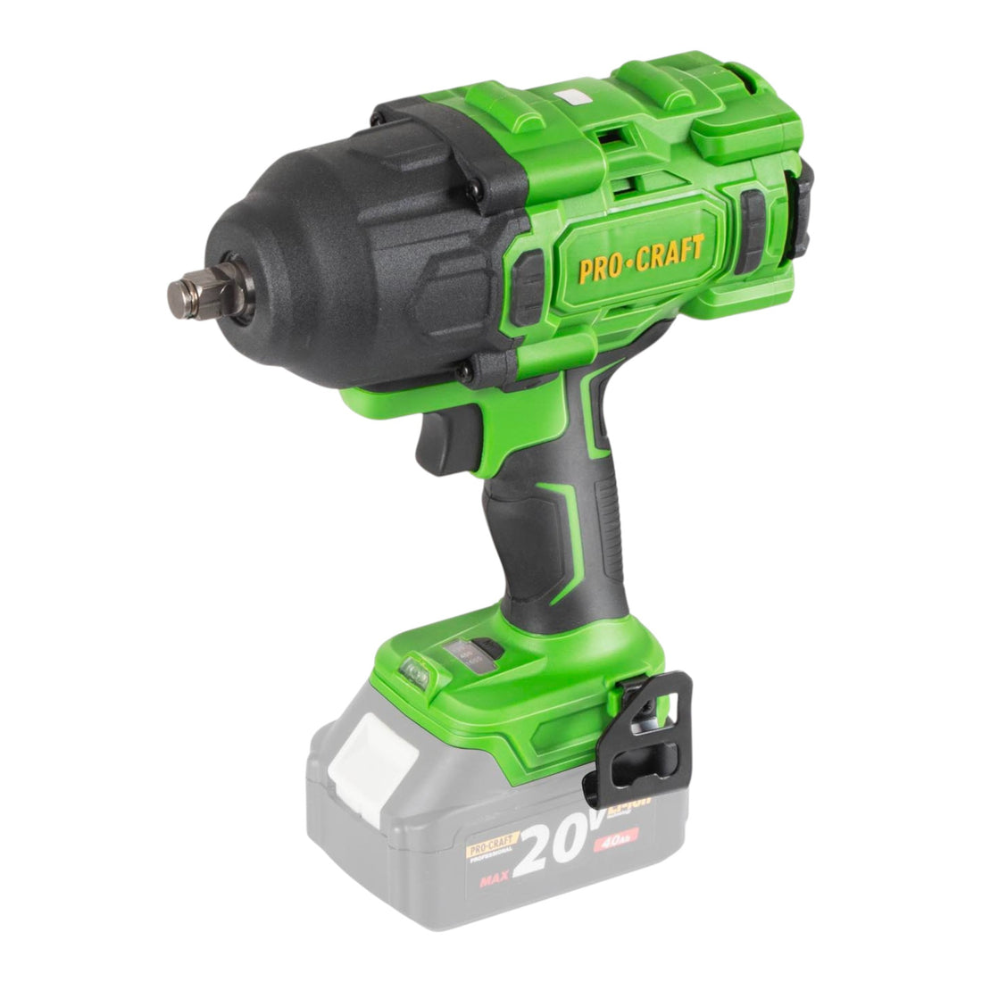 Atornillador de impacto a batería Procraft PWA80bb 20 V 1600 Nm 1/2" sin escobillas Solo - sin batería, sin cargador
