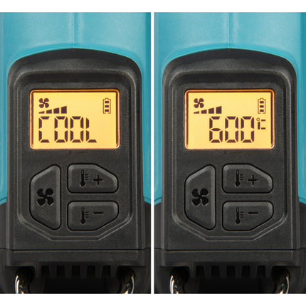 Makita HG 001 GZ01 Akku Heissluftgeblaese 40 V max 600 C Koffer ohne Akku ohne Ladegeraet 4 - toolbrothers