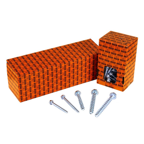 HECO MULTI-MONTI-plus SS Betonschraube 10 x 70 mm 50 Stk. SW 13 Sechskantkopf verzinkt A2K ( 2x 48401 ) - Toolbrothers