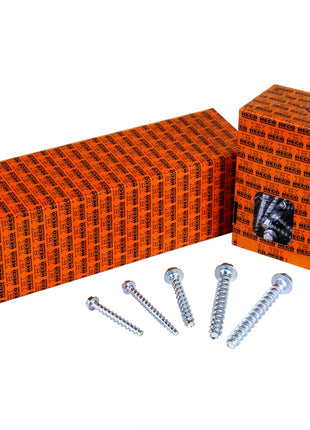 HECO MULTI-MONTI-plus SS Betonschraube 10 x 100 mm 75 Stk. SW 13 Sechskantkopf verzinkt A2K ( 3x 48453 ) - Toolbrothers