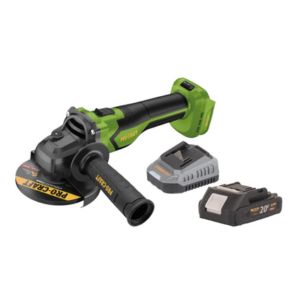 Procraft PGA22 BB Akku Winkelschleifer 20 V 125 mm Brushless 1x Akku 2 0 Ah Ladegeraet 0 - toolbrothers