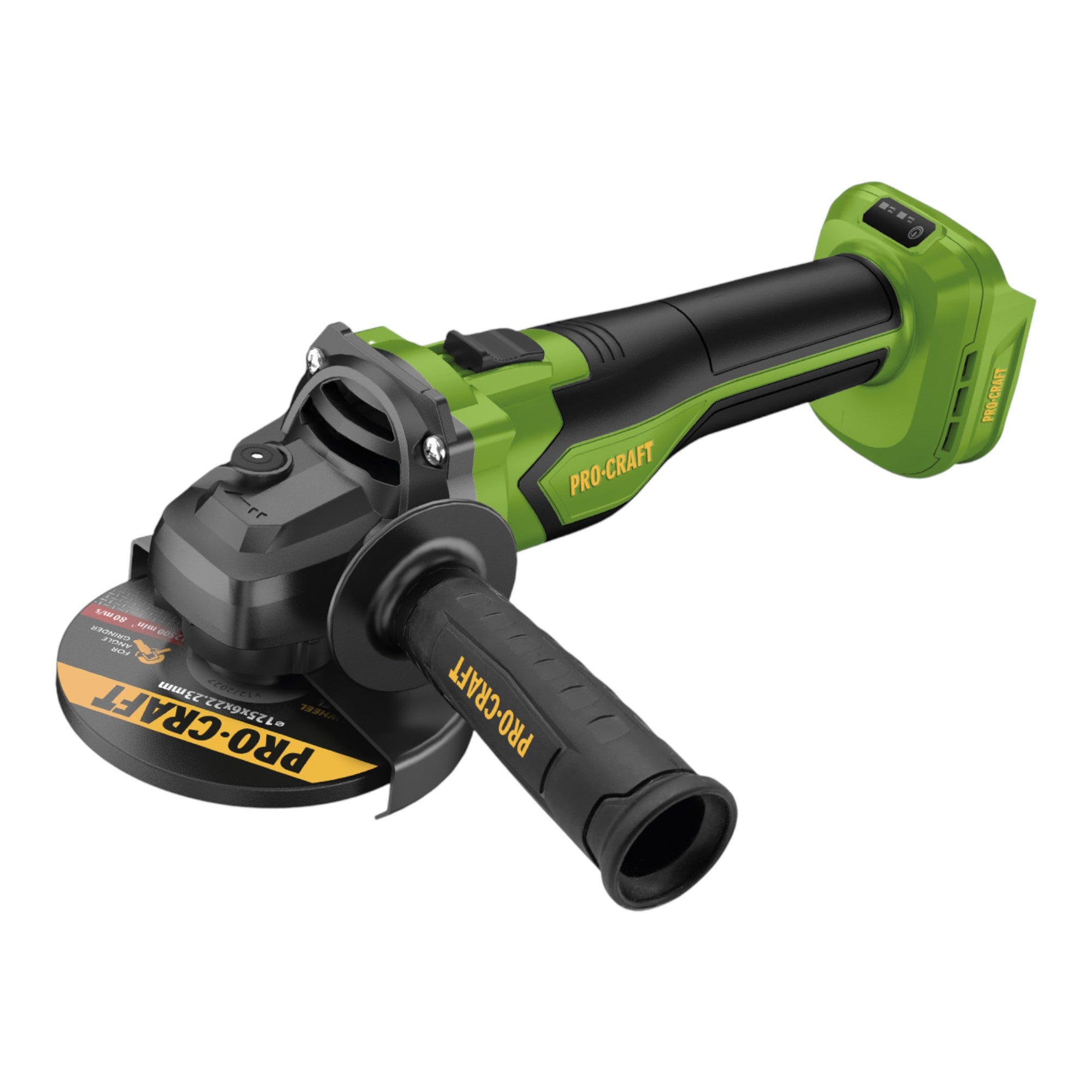 Procraft PGA22 BB Akku Winkelschleifer 20 V 125 mm Brushless 1x Akku 4 0 Ah Ladegeraet RHINO Toolcase 1 - toolbrothers