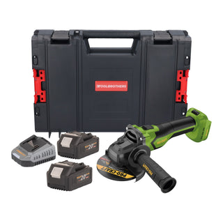 Procraft PGA22 BB Akku Winkelschleifer 20 V 125 mm Brushless 2x Akku 4 0 Ah Ladegeraet RHINO Toolcase 0 - toolbrothers