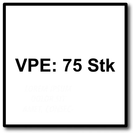 HECO MULTI-MONTI-plus SS Betonschraube 12 x 90 mm 75 Stk. SW 15 Sechskantkopf verzinkt A2K ( 3x 48409 ) - Toolbrothers