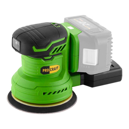 Procraft PX20BLbb Akku Exzenterschleifer 20 V 125 mm Brushless 1x Akku 2 0 Ah ohne Ladegeraet 3 - toolbrothers