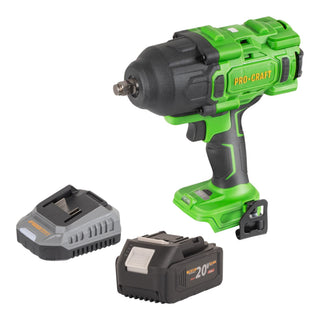 Procraft PWA80bb Akku Schlagschrauber 20 V 1600 Nm 1 2 Brushless 1x Akku 4 0 Ah Ladegeraet 0 - toolbrothers