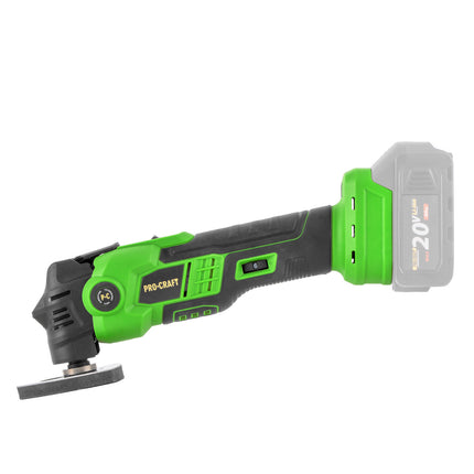 Procraft PMT22bb Akku Multifunktionswerkzeug 20 V Brushless 1x Akku 4 0 Ah Ladegeraet 1 - toolbrothers