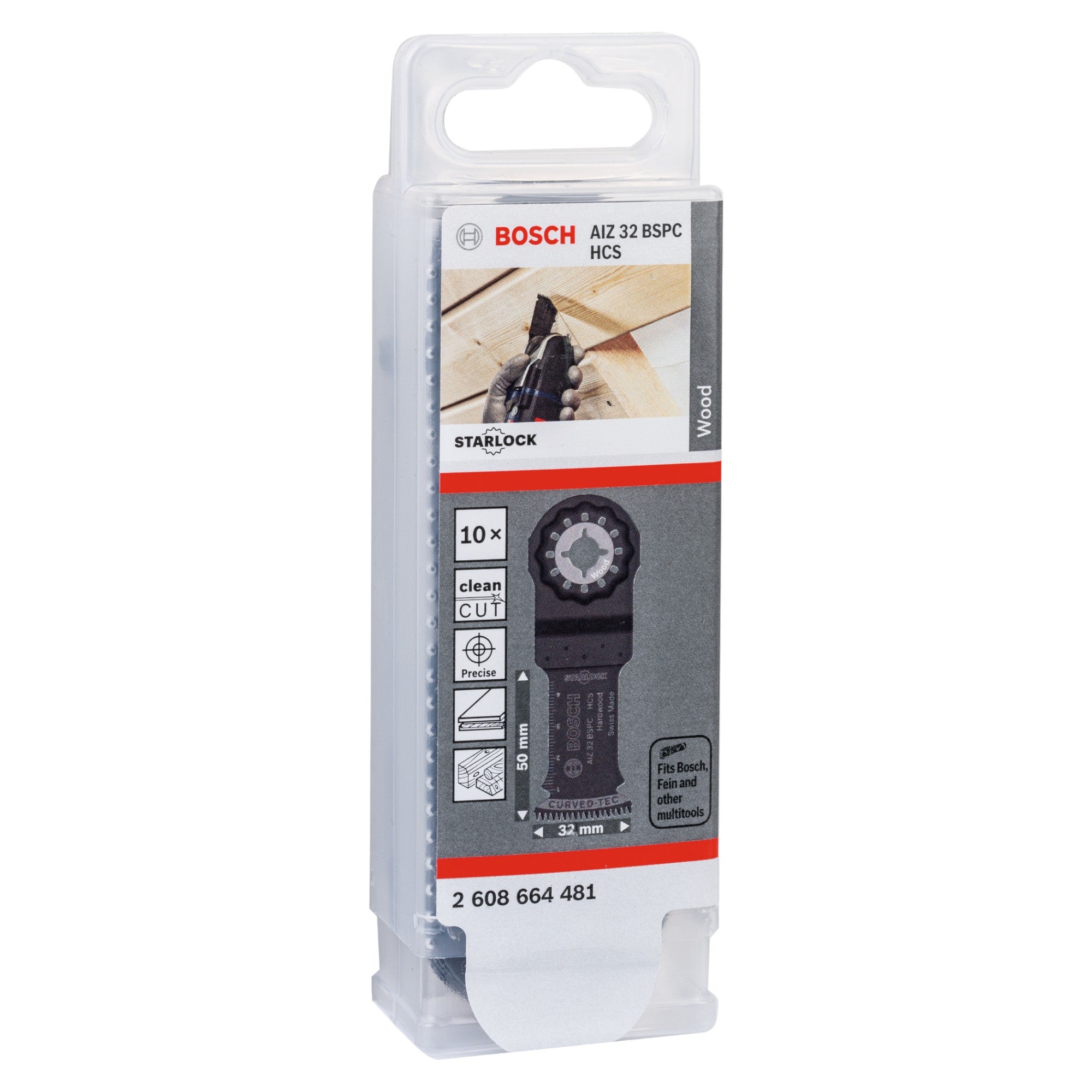 Bosch Professional 10x AIZ32 BSPC Tauchsaegeblatt fuer Multifunktionswerkzeuge 2608664481  1 - toolbrothers