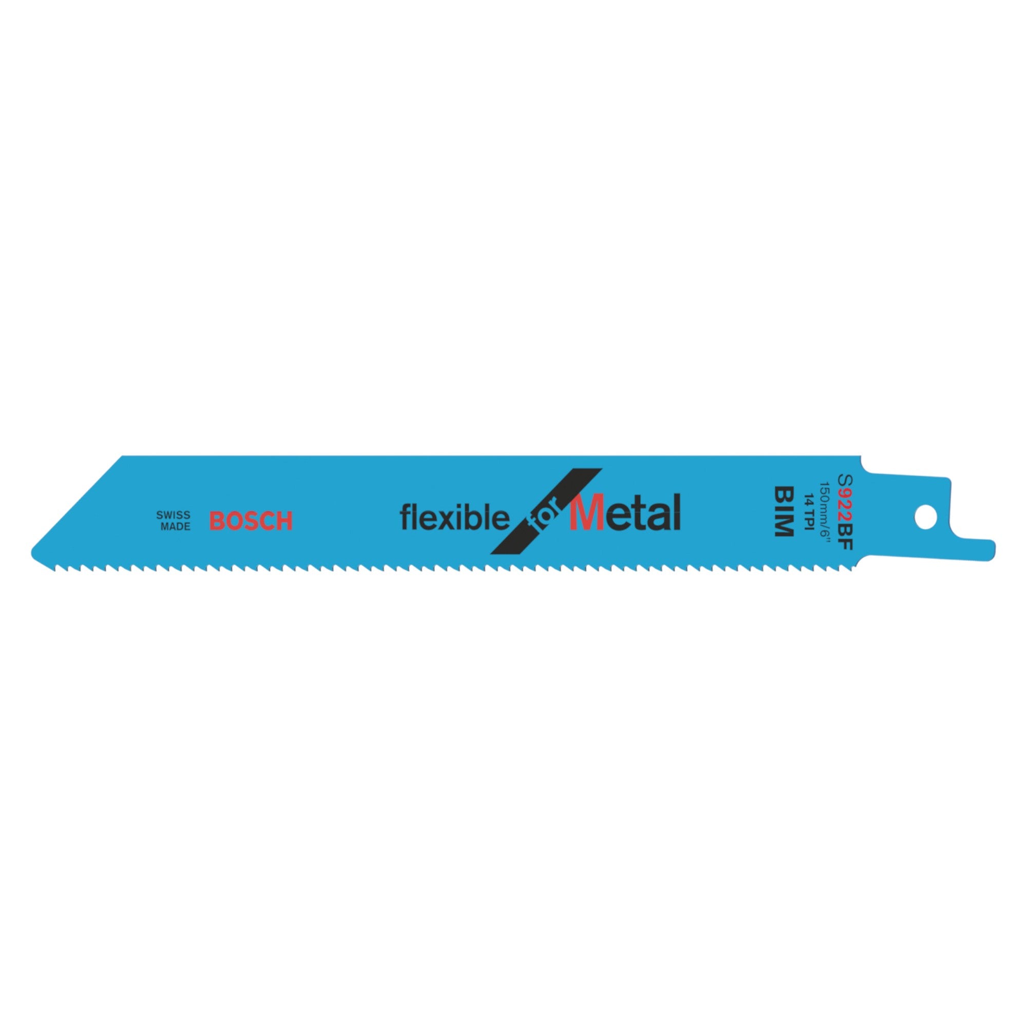 Bosch Professional S 922 BF Flexible for Metal Saebelsaegeblatt BIM 100 Stk 2608656027 150 mm fuer Metall 0 - toolbrothers