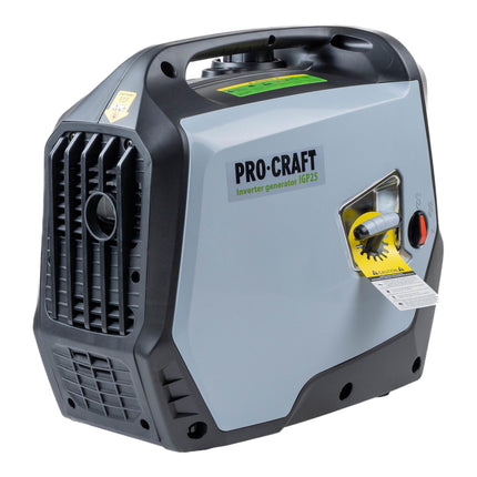 Procraft IGP25 Benzin Inverter Generator Stromerzeuger 1800 W 4000 ml 2 230 V 1 12 V DC Ausgang 1 - toolbrothers