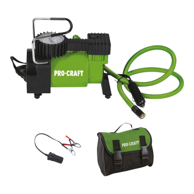 Procraft LK190 Luftkompressor 7 bar mit 12 V Anschluss Tasche 0 - toolbrothers