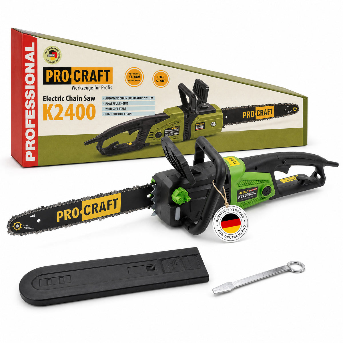 Motosierra Procraft K2400 2000 vatios 405 mm de longitud de corte